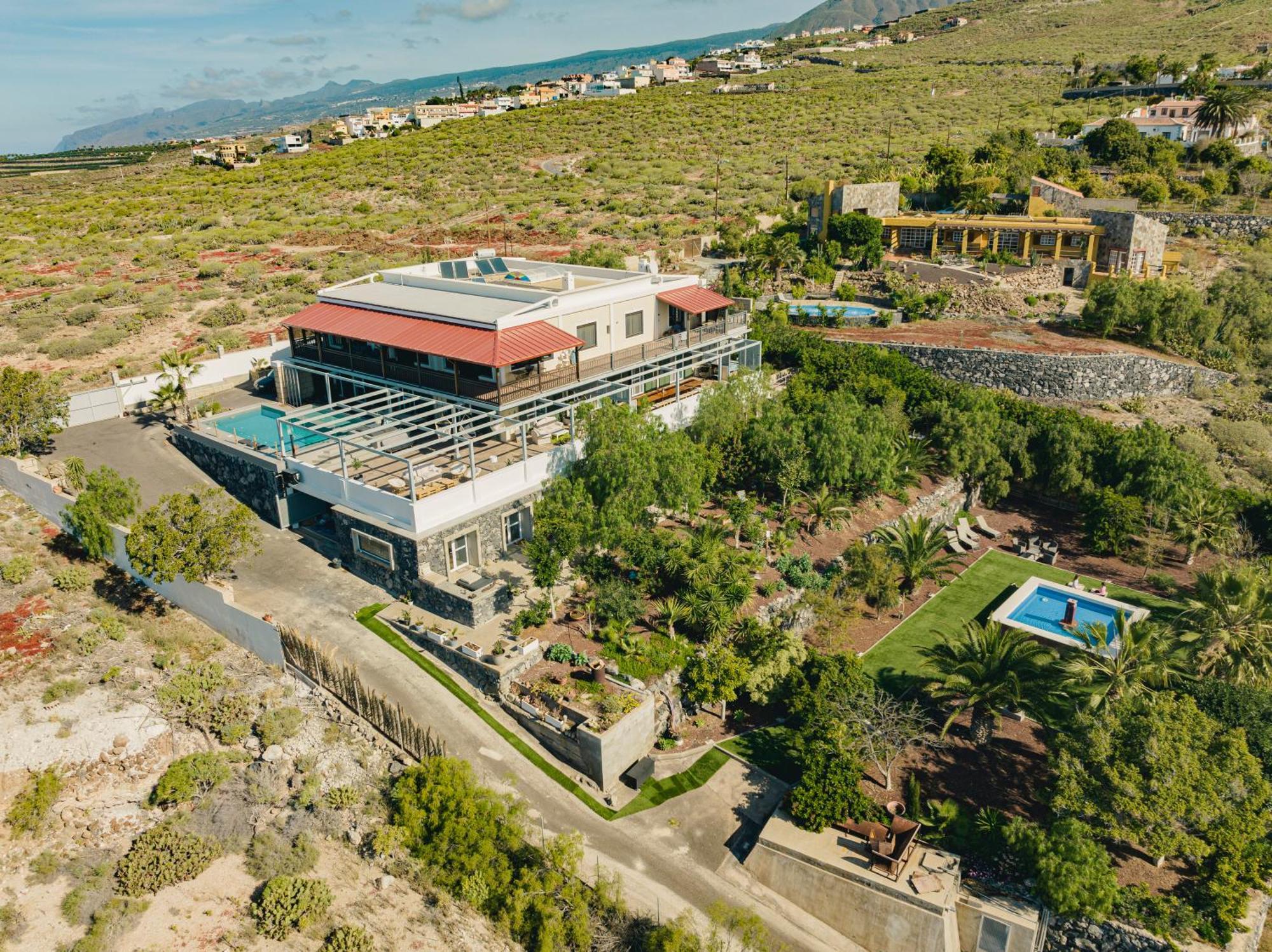 Canaan In Tenerife - Heated Pool, Ocean Views, Palm Garden, Villa Costa Adeje Dış mekan fotoğraf